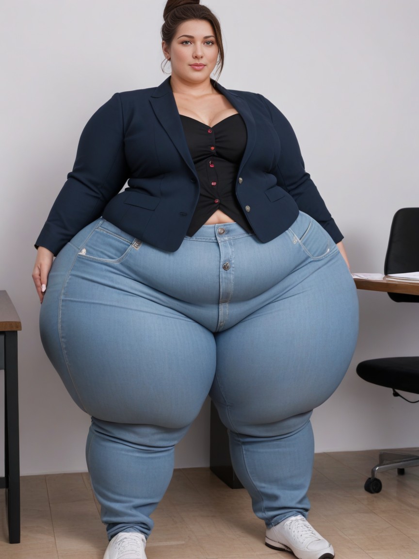 Gorging, 서 있기, Giant Hips AI 포르노