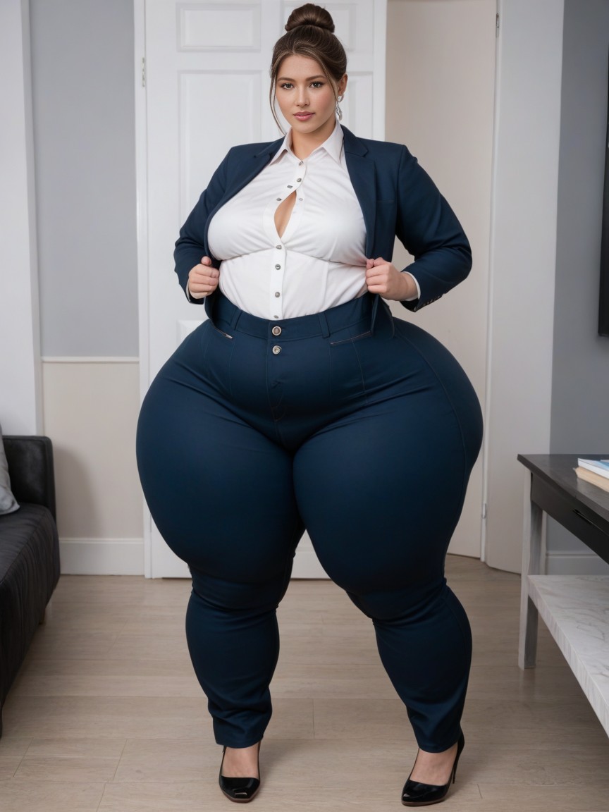 Impossibly Fat Hips, Massive Hips, Ussbbw AI 포르노