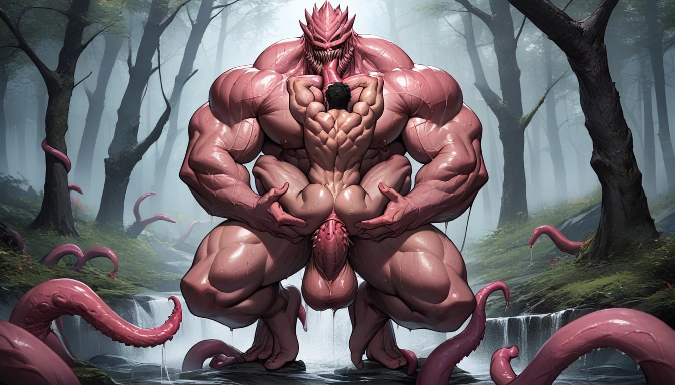 Big Cock, 18+, Monster With Tentacles Coming Out Of Its Body AI Porn