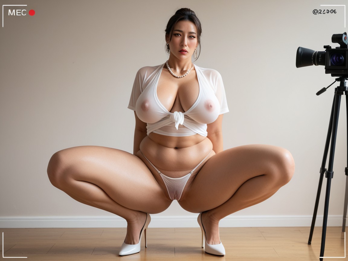 Rounded Ass, Fat, Full Body Asian AI Porn