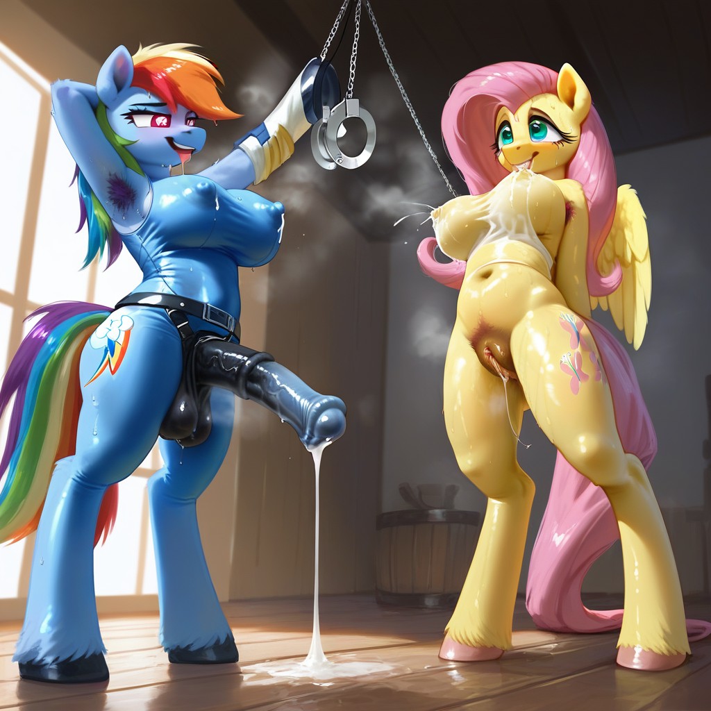 Dagasi Artstyle, Excessive Sweat, Tight Clothes Porno IA Furry