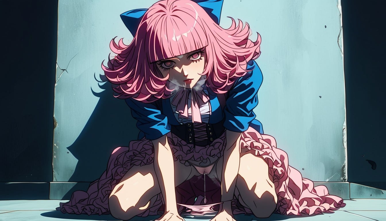 Pink Eyes, Huge Round Eyes, Cleft Of Venus Hentai AI Porn