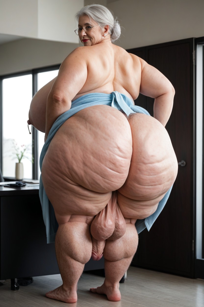 Gigantic Ass, 1 Person, Massive Bulge AI Porn