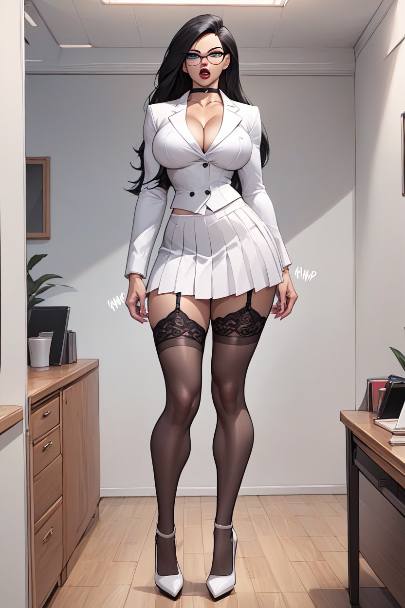 18+, Long Eyelashes, Location Tv Studio Hentai AI Porn