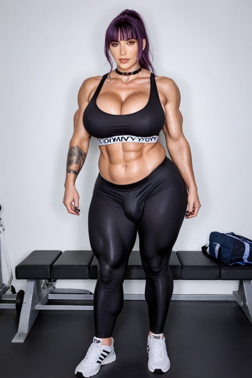 20+, Bulge Focus, Courte Longueur Porno IA transsexuelle