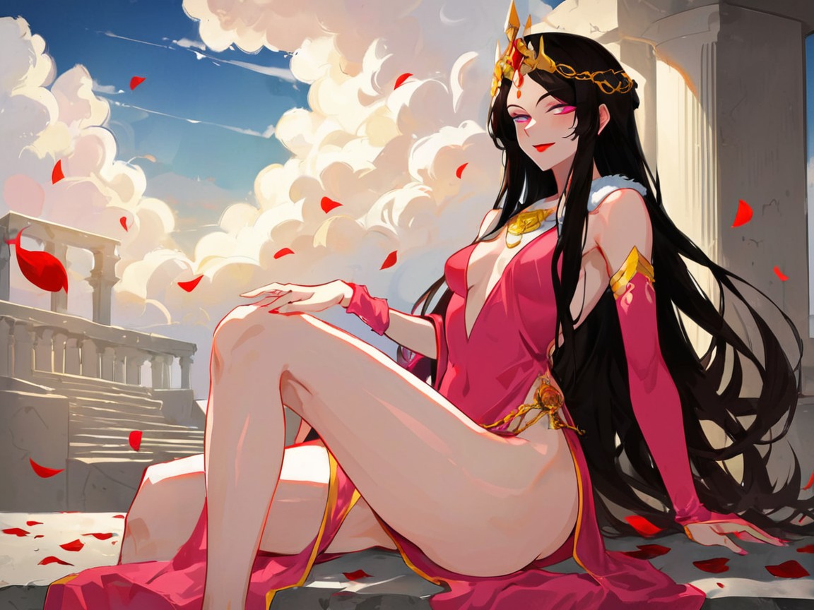 Thick Thighs, 1 Person, Peacock Plumage In Background AI Porn