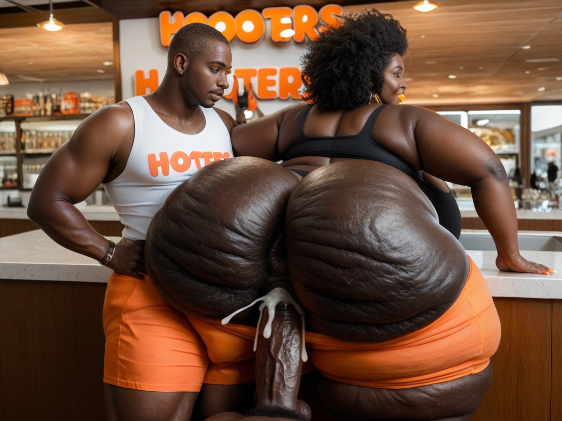 African Ssbbw, 18+, Breeding Ebony AI Porn