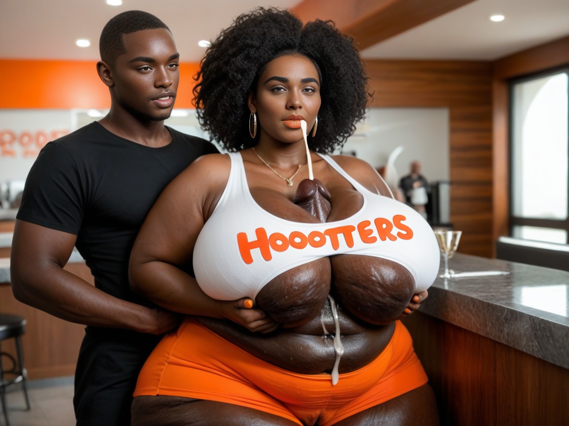 Hairy Ebony Pussy, Hyper Hairy Ebony Body, Ebony Enormous African Tits Ebony AI Porn