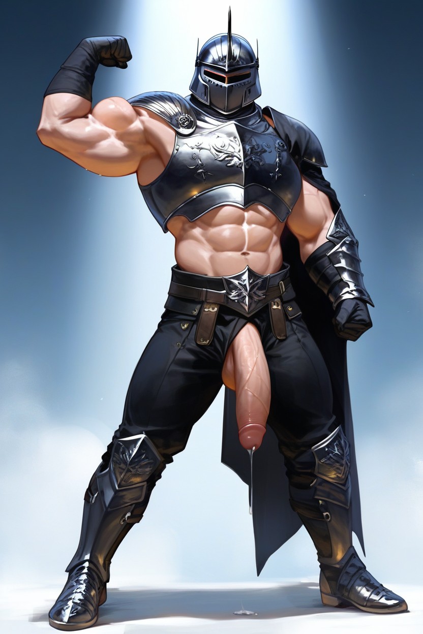 Black Knight Helmet, 18+, Hard Penis Porno IA Gay