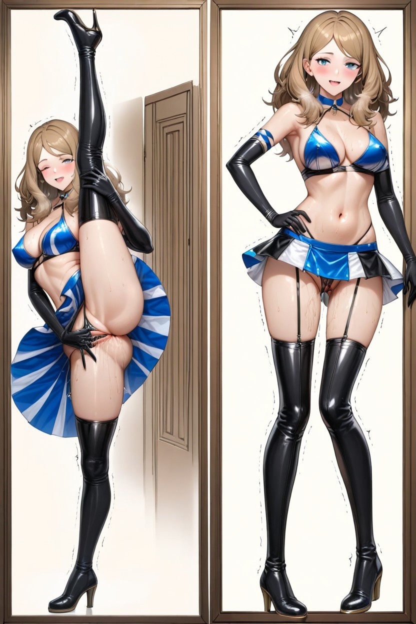 Beautiful Breasts, Full Body Views, Multiple Views Hentai AI Porn