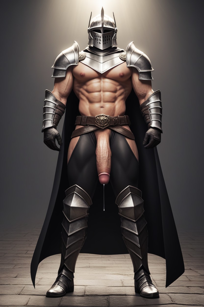 Black Metal Shoulder Armor, Penis Standing Up Straight, One Knight Porno IA Gay