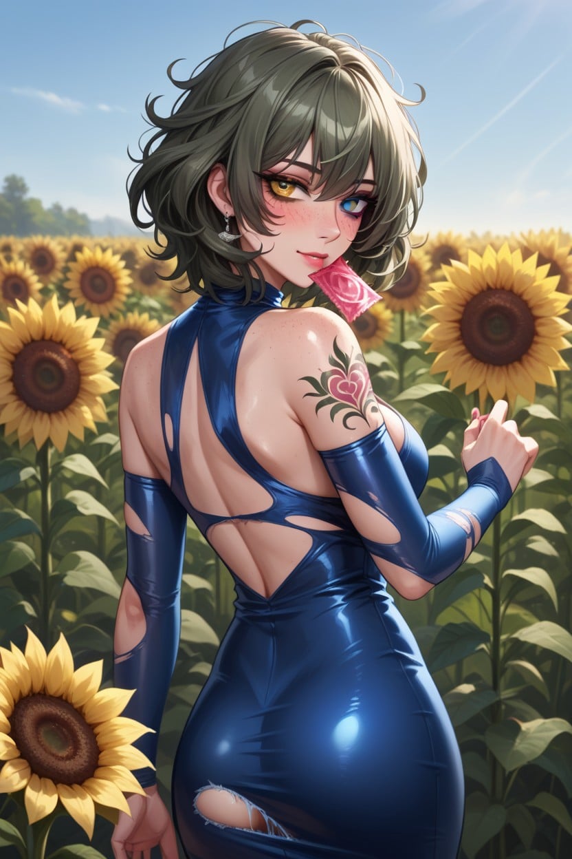Freckles, Empty Eyes, Torn Clothes Hentai AI Porn