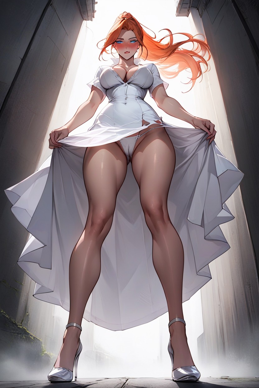 Silver Thong, Ripped Clothes , Female Focus Hentai AI Porn