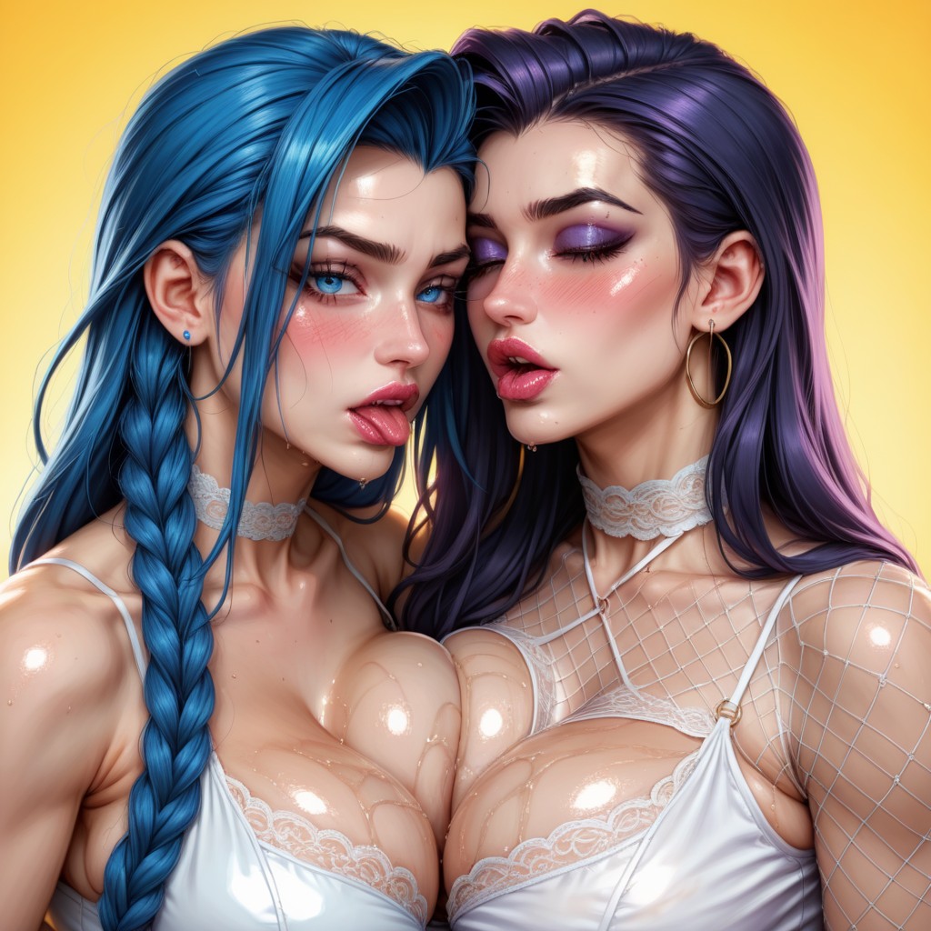 Choker, Oiled Skin, Embarrassing AI Porn