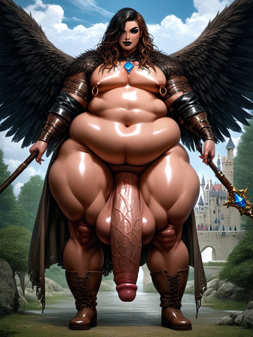 Thick Chest, Hyper Testicles, Cap Porno IA Gay