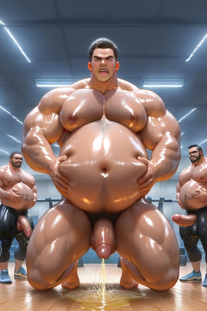 Flexion, Hyper Belly, Fucking Porno IA Gay
