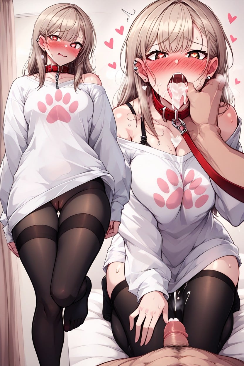 Bra, Bottom View, Soles Fetish Hentai AI Porn