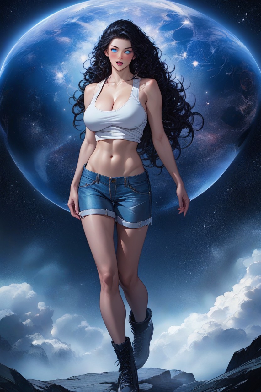 Low Rise Denim Shorts, Perfect Anatomy, 18+ Hentai AI Porn