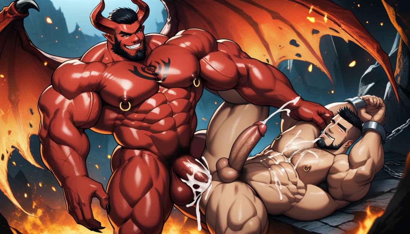 Jerking Cock, Demon Claws On Toes, Hard Cock Porno IA Gay