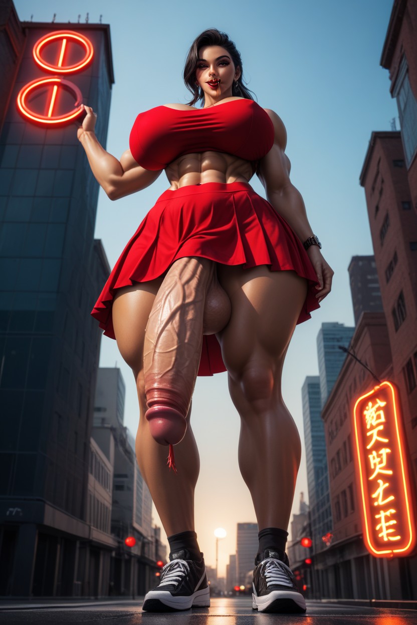 Gigantic Thick Penises, Muscular, Large Breasts Dd+ Hentai AI Porn