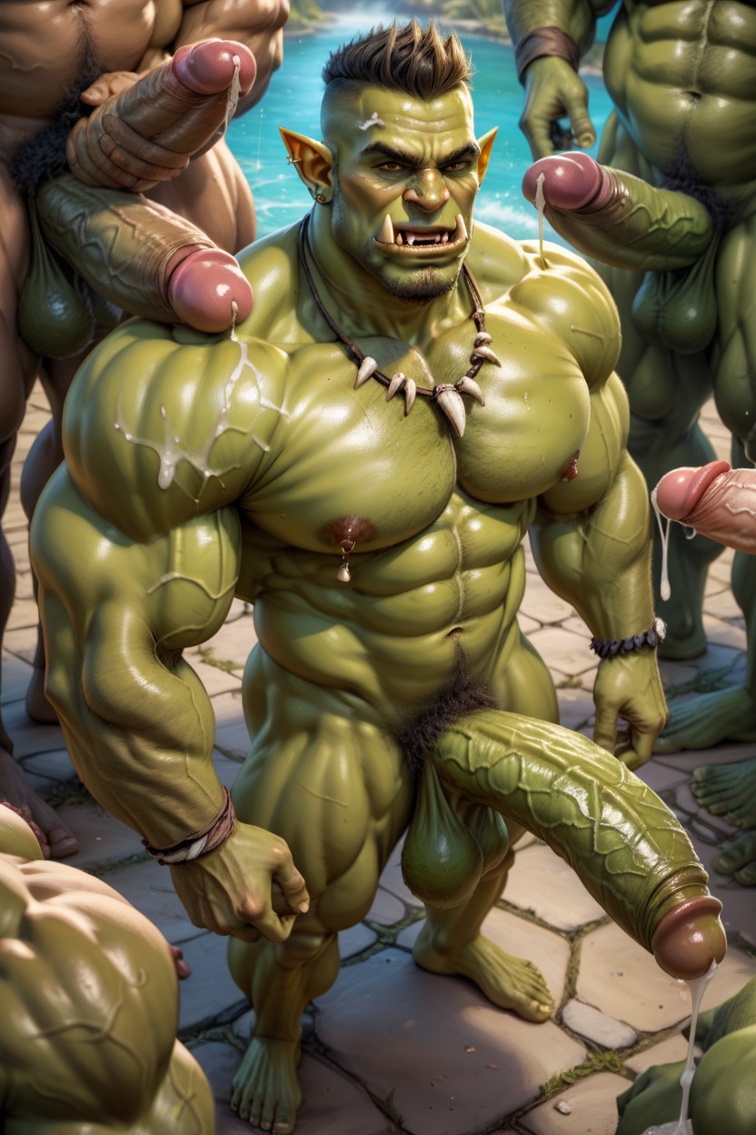 Unrealistic Proportions, Massive Saggy Veiny Testicles, Constant Thickness Cock AI同性恋黄片