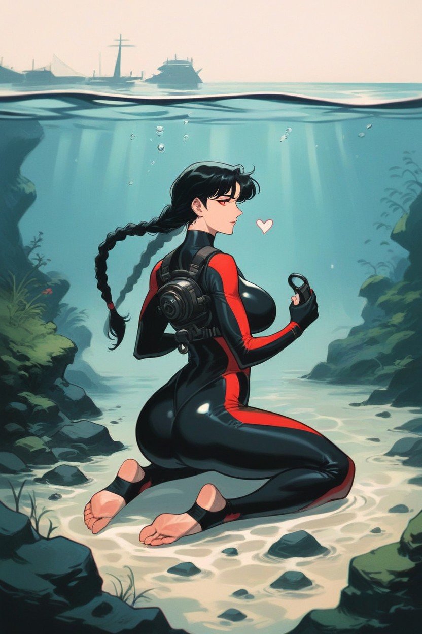 Gros Seins, Stirrup Legwears, Wetsuit Porno IA Furry