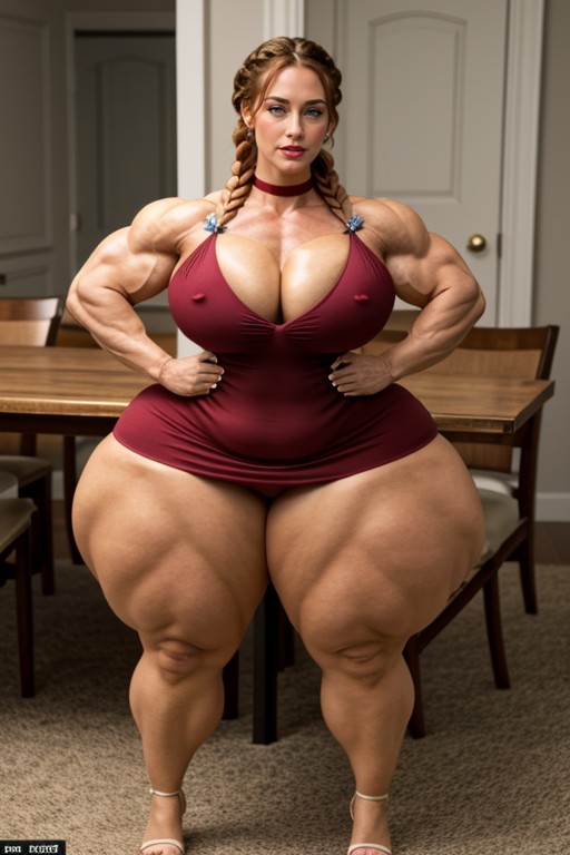 Massive Steroid Muscle Growth, Steroid Thigh, Extreme Muscular Steroid Body AI Porn
