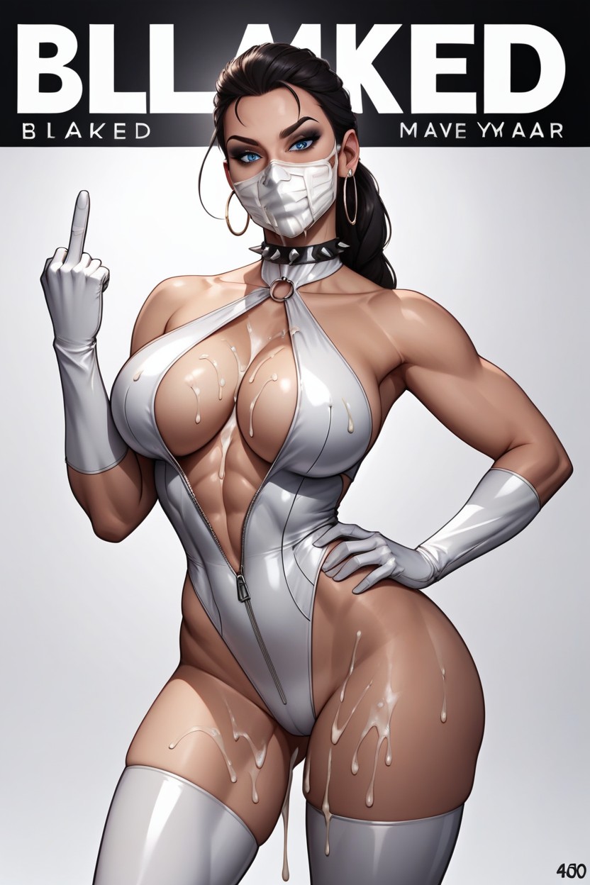 Drool, Cum On Tits, Looking At Viewer Hentai AI Porn