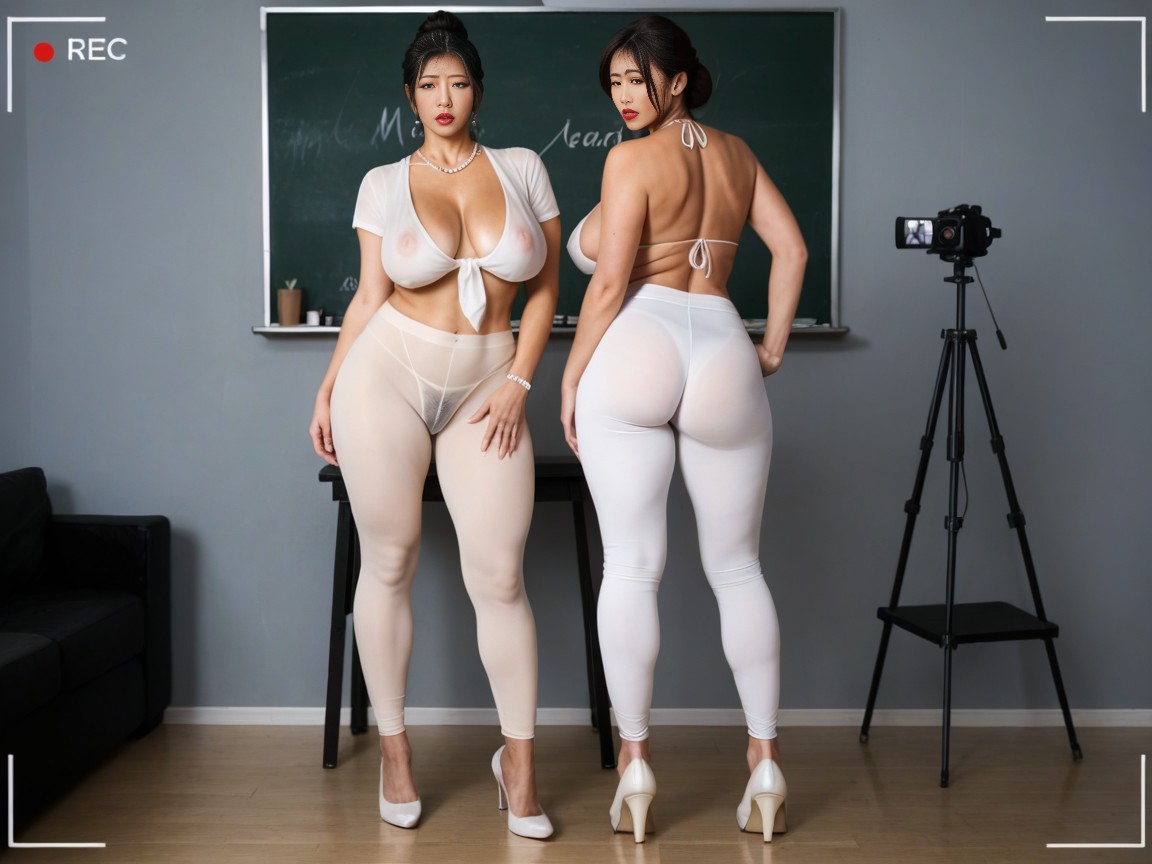 Japanese, 30+, Thick Thighs AI Porn