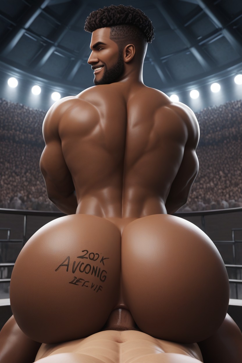 軍隊, Power Bottom, Dark Brown Skin ゲイAIポルノ