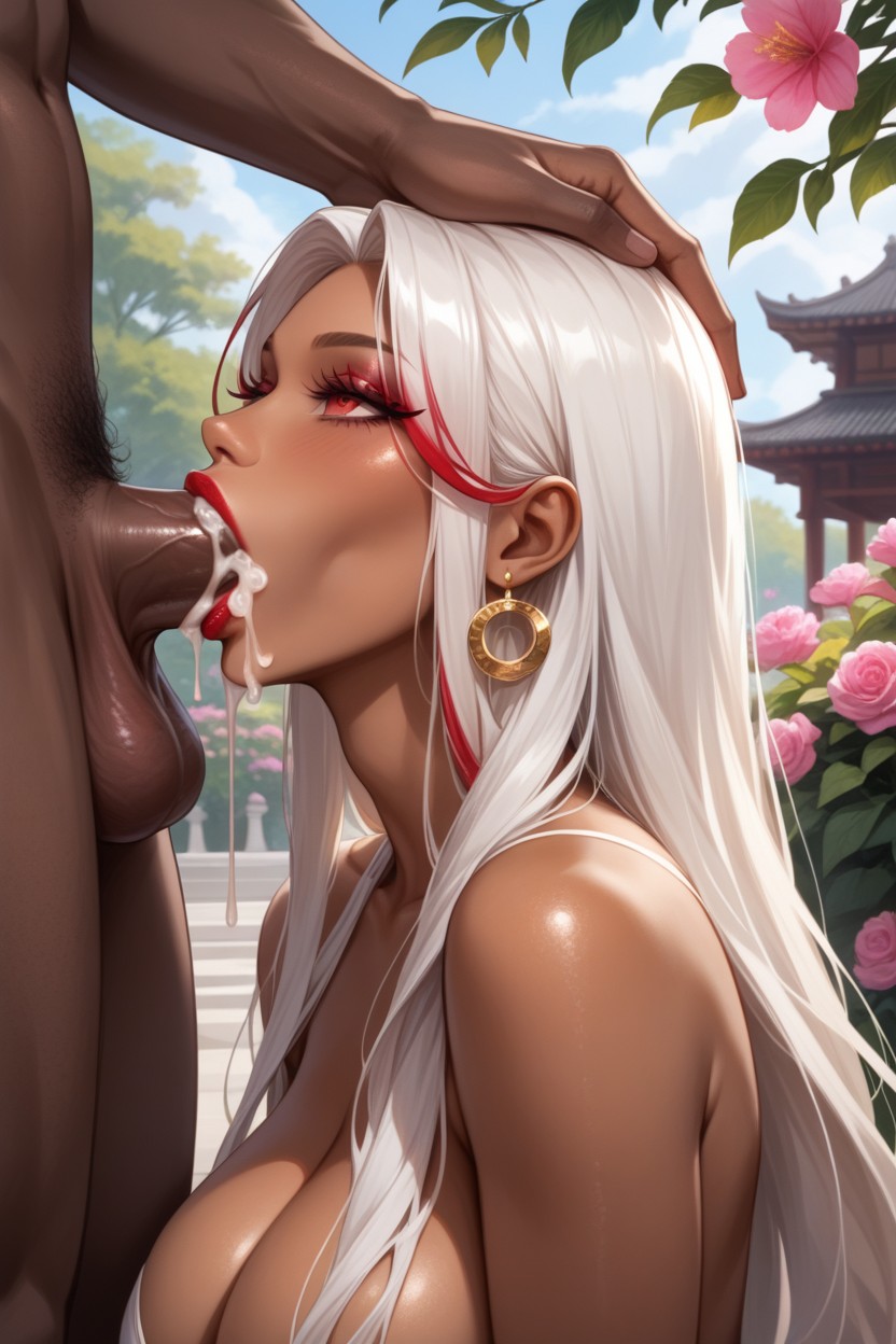Oc Luna, Topless, Dark Tan Skin Hentai AI Porn