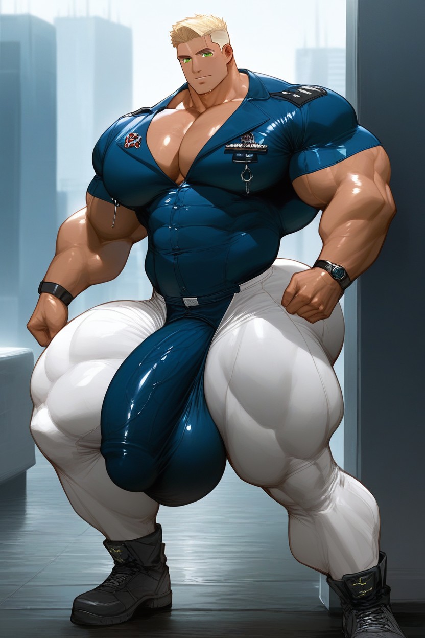 Tom Of Finland Style, Full Body, 18+ AI Gay Porn