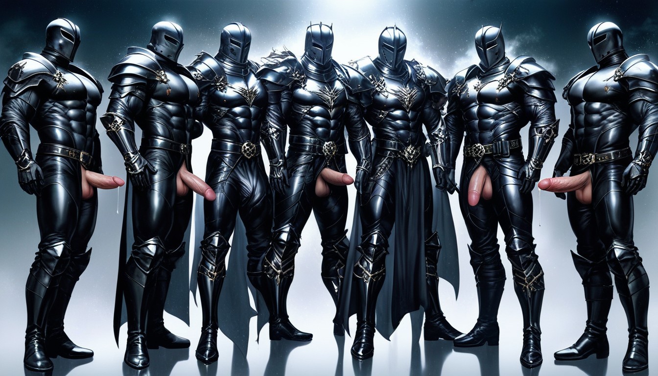 Black Armor Belt, Grand, Moonlight Rays Porno IA Gay