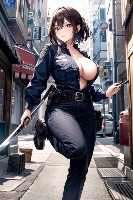 18+, Attacking With Katana, Woman Hentai AI Porn