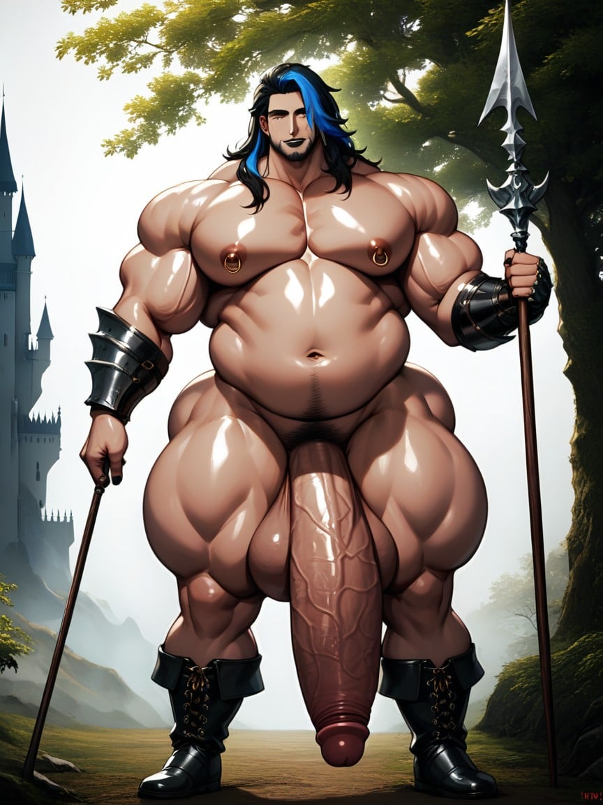 Holding Spear, Penis Bigger Than Body, Morbidly Obese AI同性恋黄片