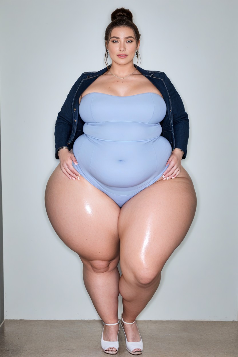 Hips Too Wide For Suit Jacket, Bigger Hips, Weight Gain AI Porn