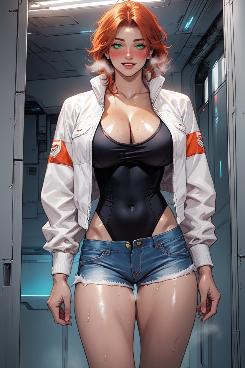 Escote, Perfect Eyes, Blushing Hentai IA