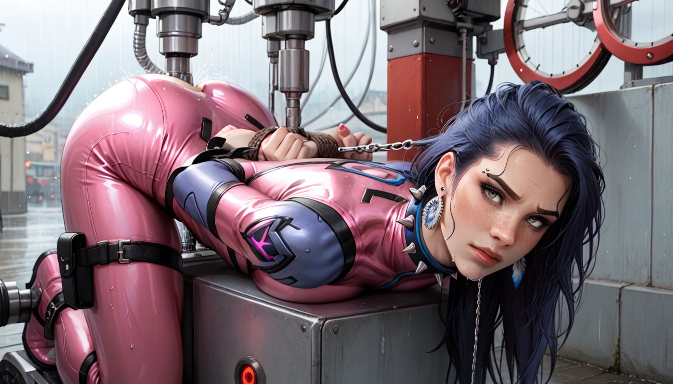 Ankle Restraints, Ass Up, Outside AI Porn