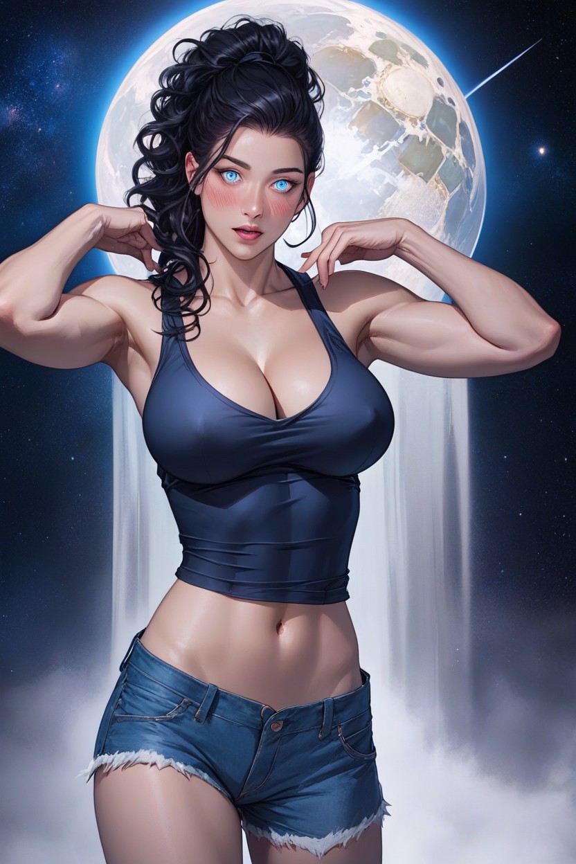 Delgada, Perfect Body, Modelando Hentai IA