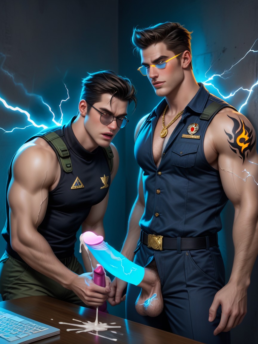 Neon Lighting, Drinks, Horny AI同性恋黄片