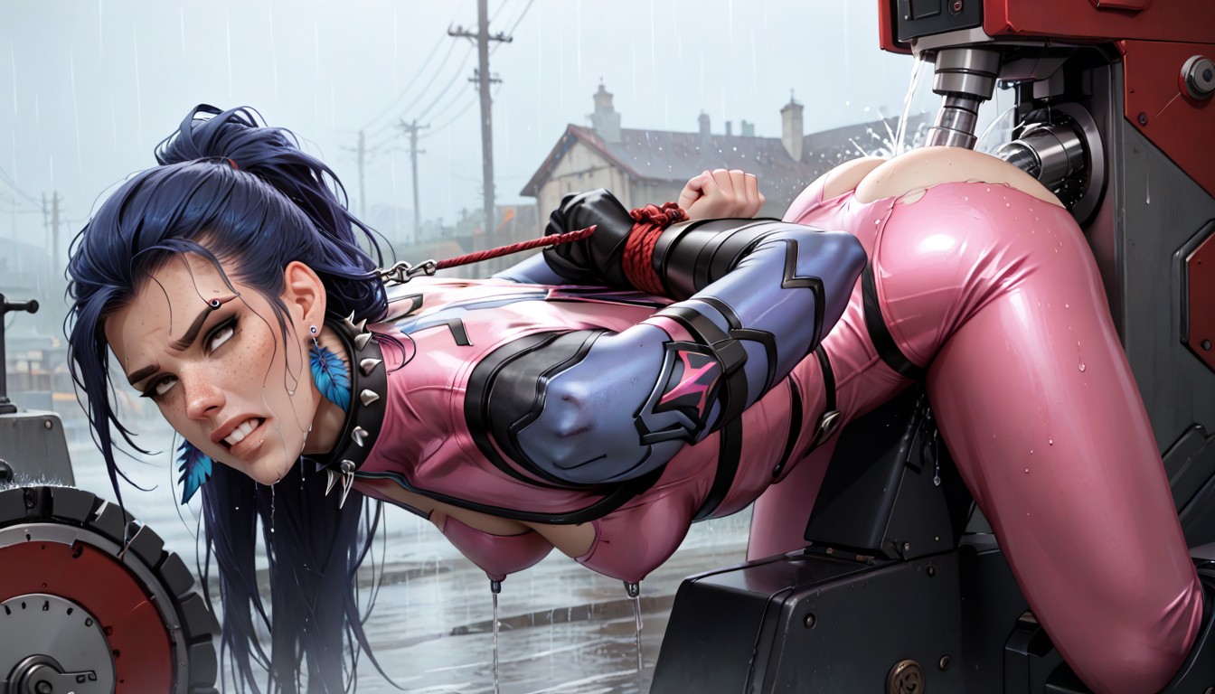 Gears, Fucking Machine, Restrained AI Porn