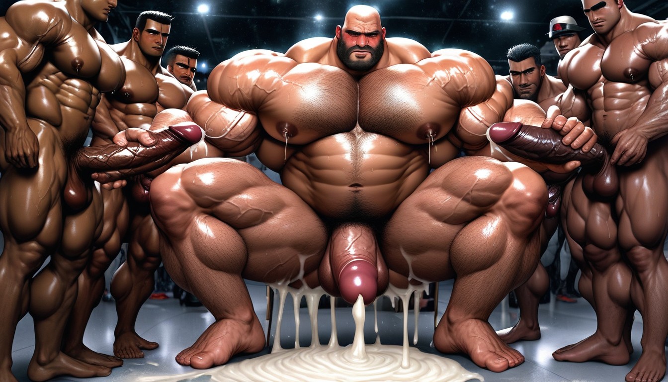 Male Lactation, Anal Sex, Muscular Thickset Porno IA Gay