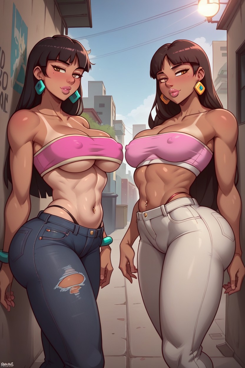 Plump Butt, Plumped Butt, Extremely Snatched Waist Hentai AI Porn
