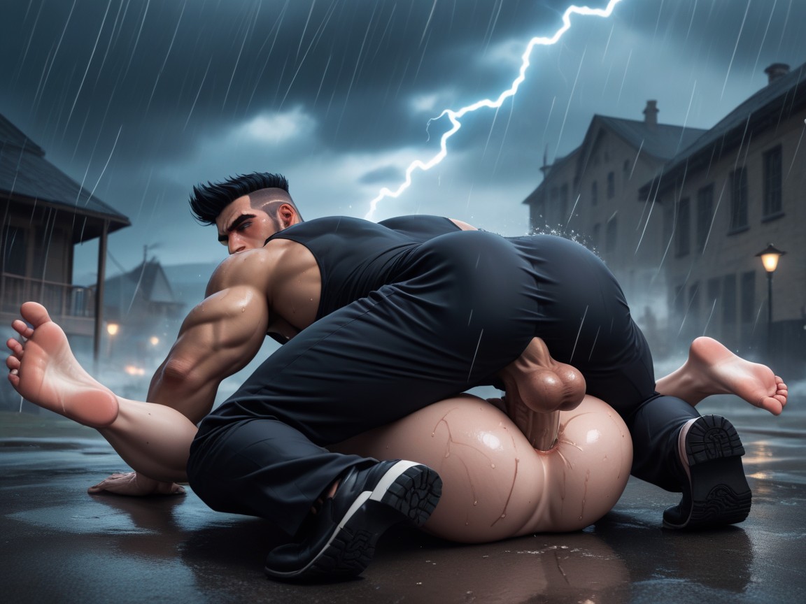 Multiple Views, Night, Slow Electric Tension Licked The Air Between Us “were You Hoping I Wouldn’t Come?” His Voice Was Low AI Gay Porn