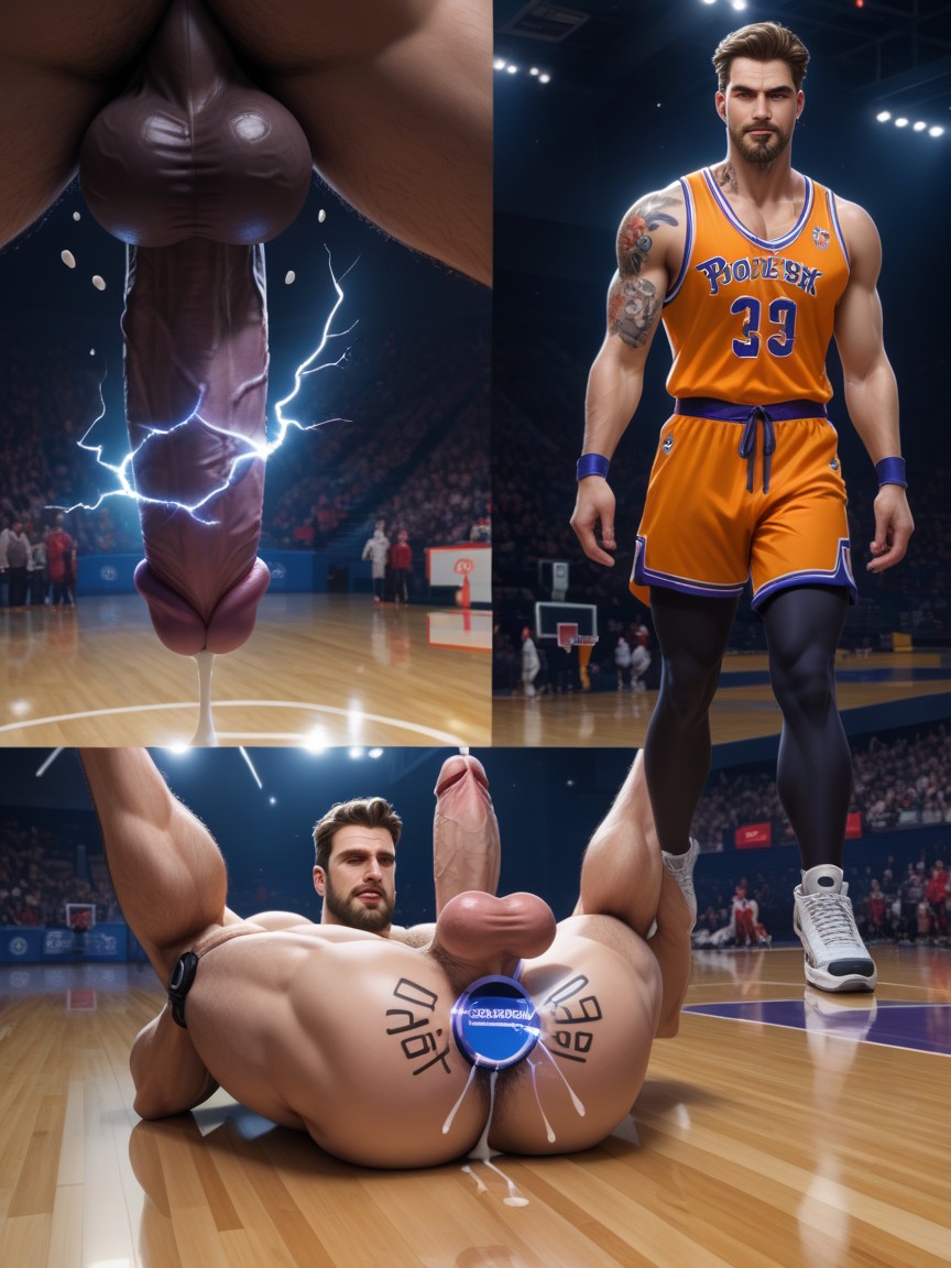 Hairy, Large, Boyish Charm AI Gay Porn