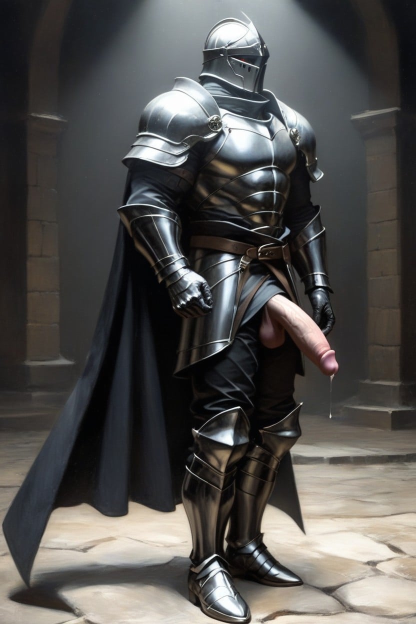 Full Body View, One Knight, Exposed Penis AI Gay Porn