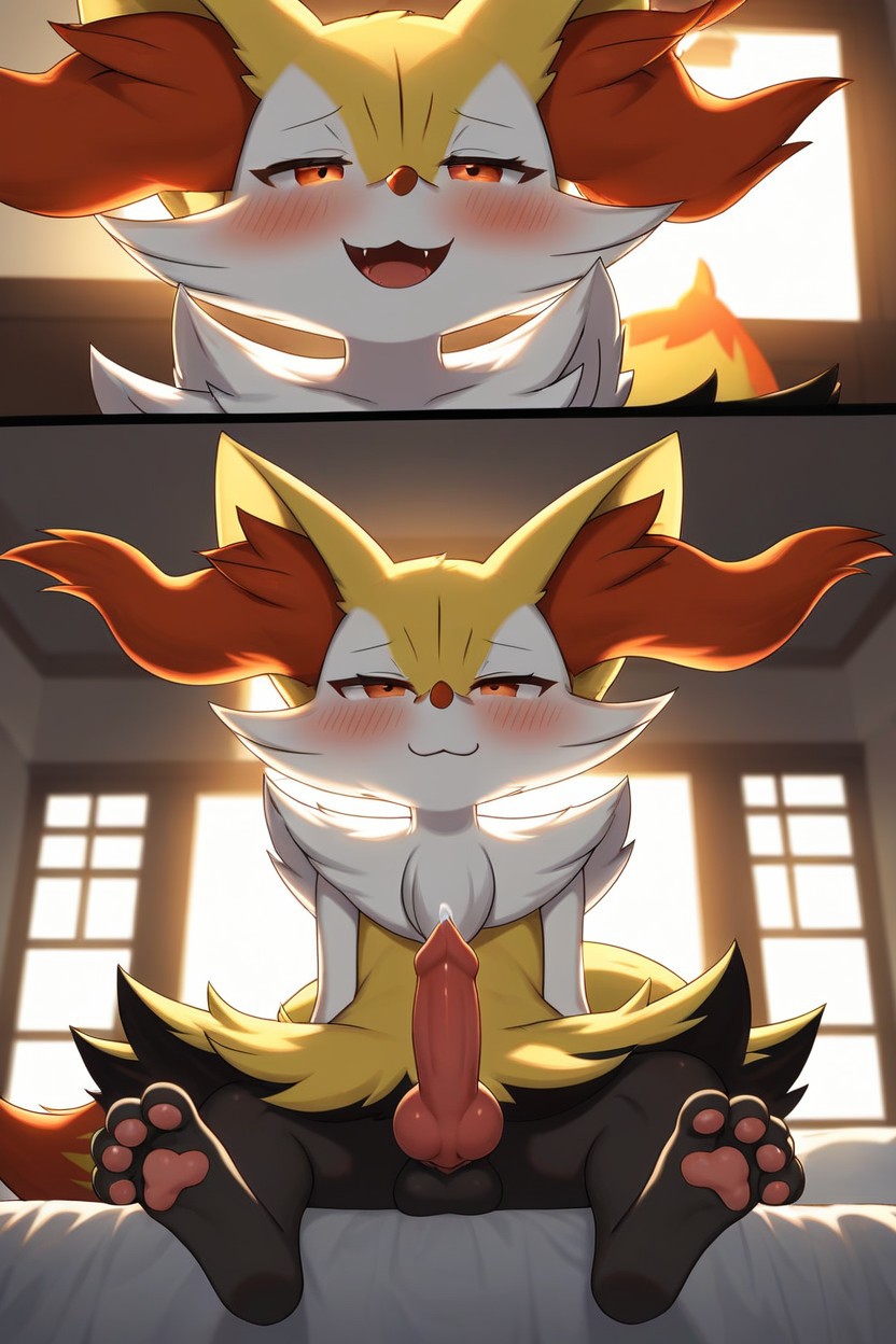 Sun, Horny, Critically Detailed Furry AI Porn