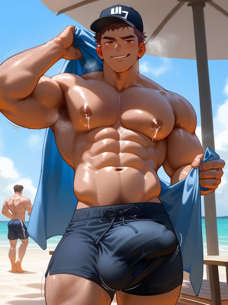 Helicopter Dick, Dick Exposed, Hairy Chest AI Gay Porn