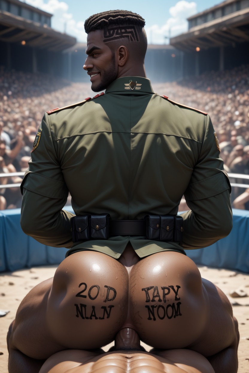 African, Deadly Hole, Round Ass AI Gay Porn