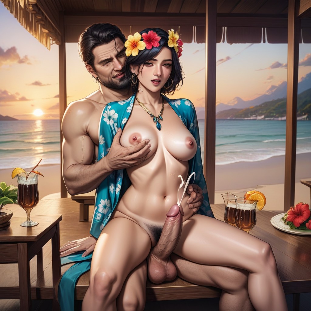 Fat Bastard Man Moaning A Lot, Hawaiian Hula Dancer, 20+ AI Porn